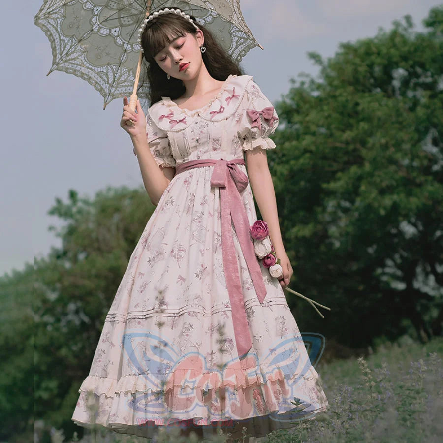 Summer Daily Elegant Short-sleeved Dress S