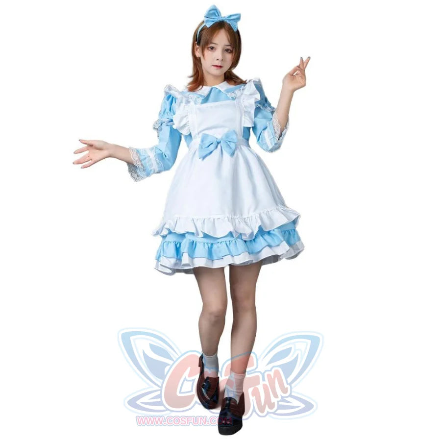 Alice In Wonderland Coffee Maid Lolita Dress mp006083 Dress