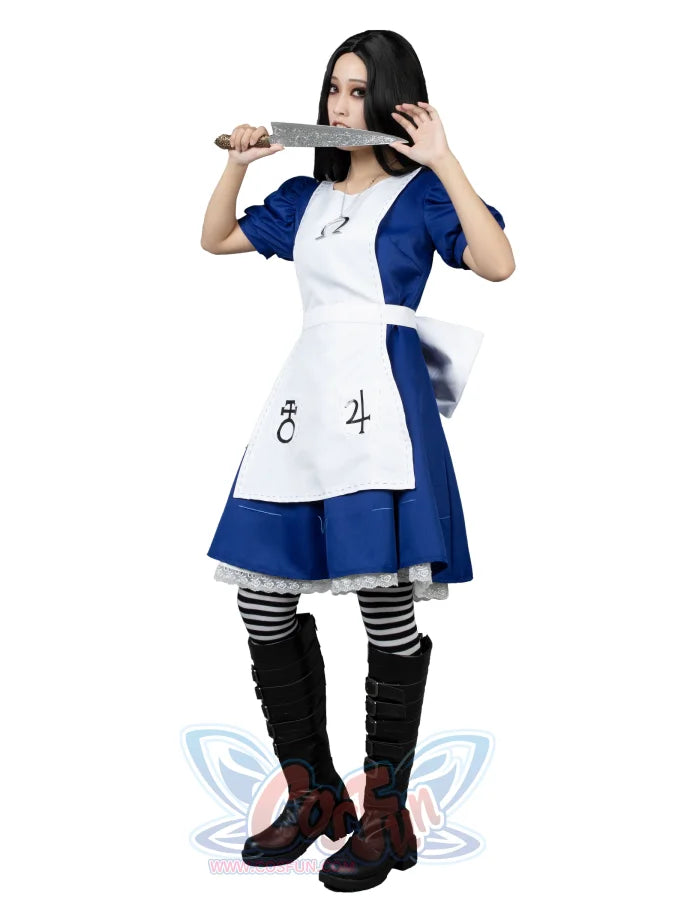 Alice: Madness Returns Classic Dress For Cosplay Mp000277 Costumes