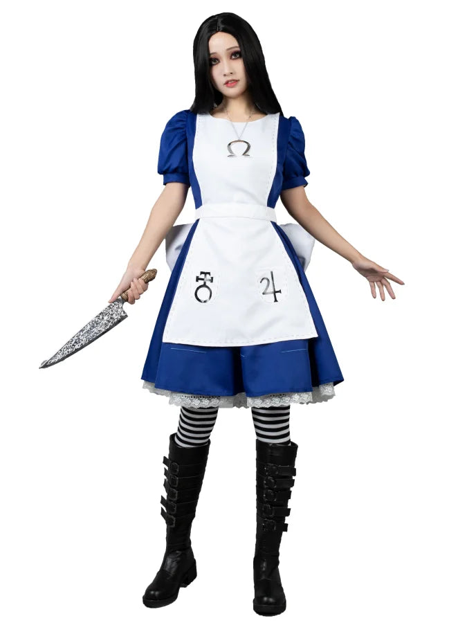 Ready to Ship Alice: Madness Returns Classic Dress For Cosplay