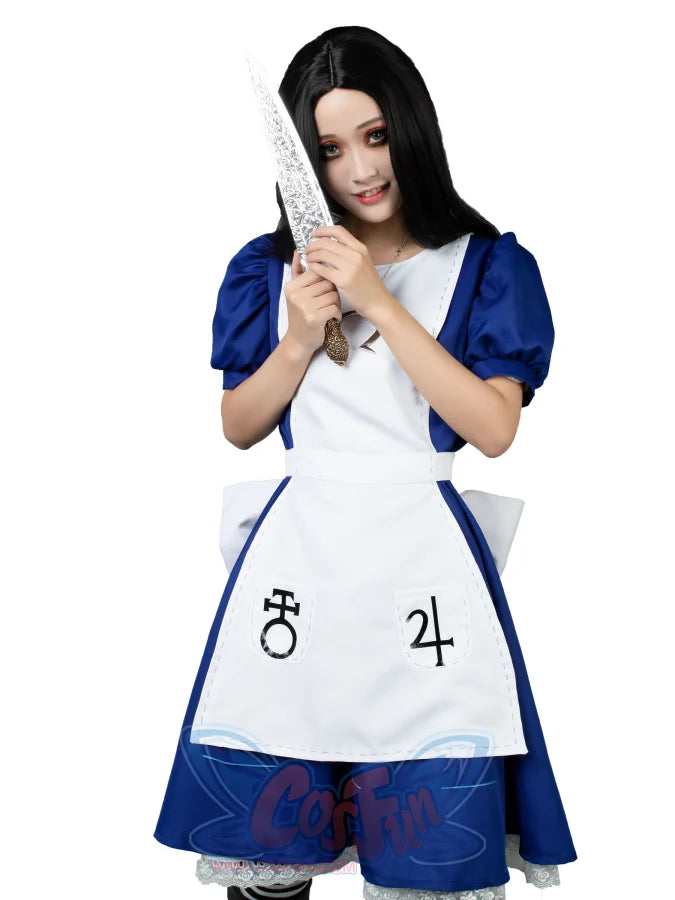 Alice: Madness Returns Classic Dress For Cosplay Mp000277 Women Size / S Costumes