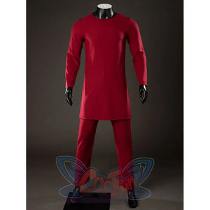Anakin Skywalker cosplay costume red undershirt and pants create the base layer beneath the armor set.