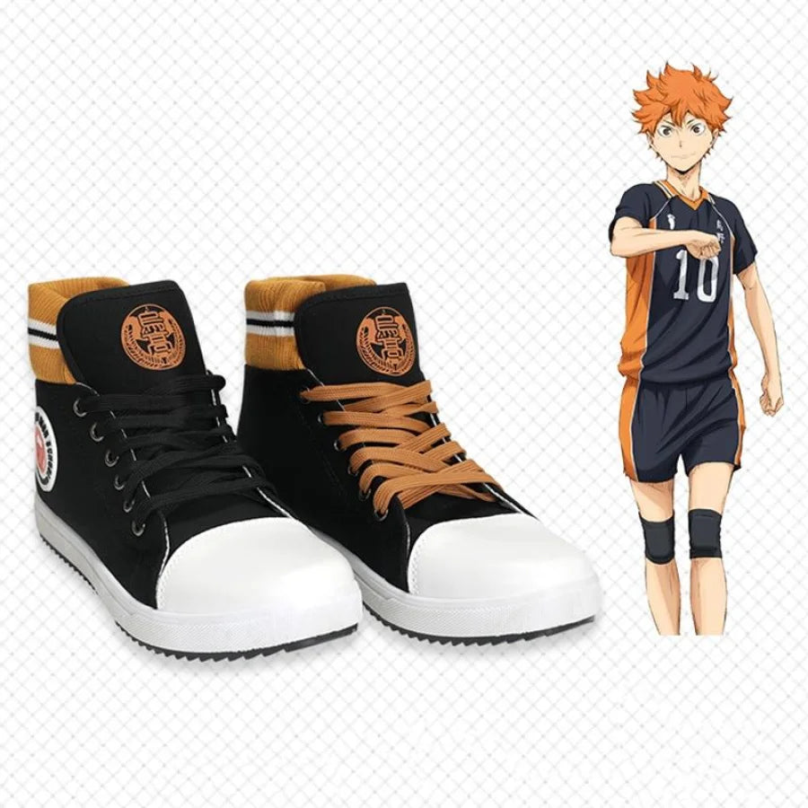 Anime Haikyu!! Hinata Shoyo Cosplay Shoes Canvas Daily Leisure 36