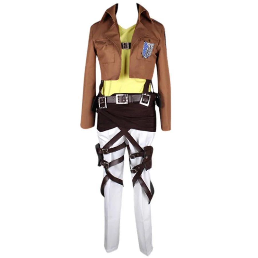Attack On Titan Shingeki No Kyojin Connie Springer Recon Corps Cosplay Costume Mp001217 Male / Xxs
