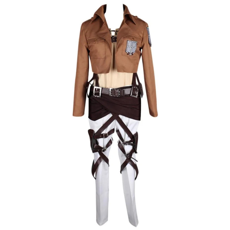 Attack On Titan Shingeki No Kyojin Eren Jaeger Cosplay Costume Mp002422 Male / Xxs Costumes