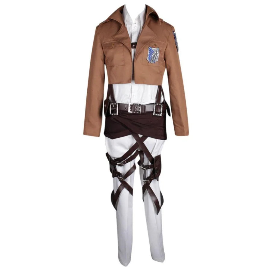 Attack On Titan Shingeki No Kyojin Erwin Smith Recon Corps Cosplay Costume Mp000897 Male / Xxs