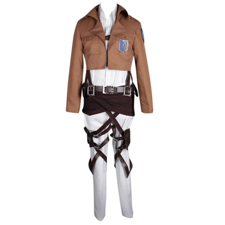 Attack On Titan Shingeki No Kyojin Krista Lenz Recon Corps Cosplay Costume Mp000851 Male / Xxs