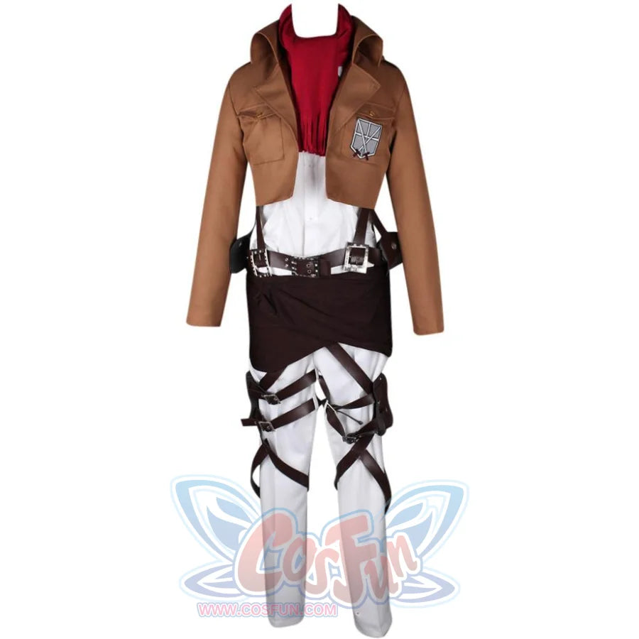 Attack On Titan Shingeki No Kyojin Mikasa Ackermann Cosplay Costume Mp000733 Male / Xxs Costumes