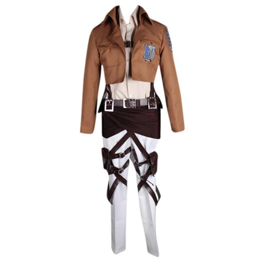 Attack On Titan Shingeki No Kyojin Sasha Blouse Recon Corps Cosplay Costume Mp000995 Male / Xxs