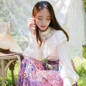 Edward Style Vintage and Classic Long-sleeved Shirt - cosfun