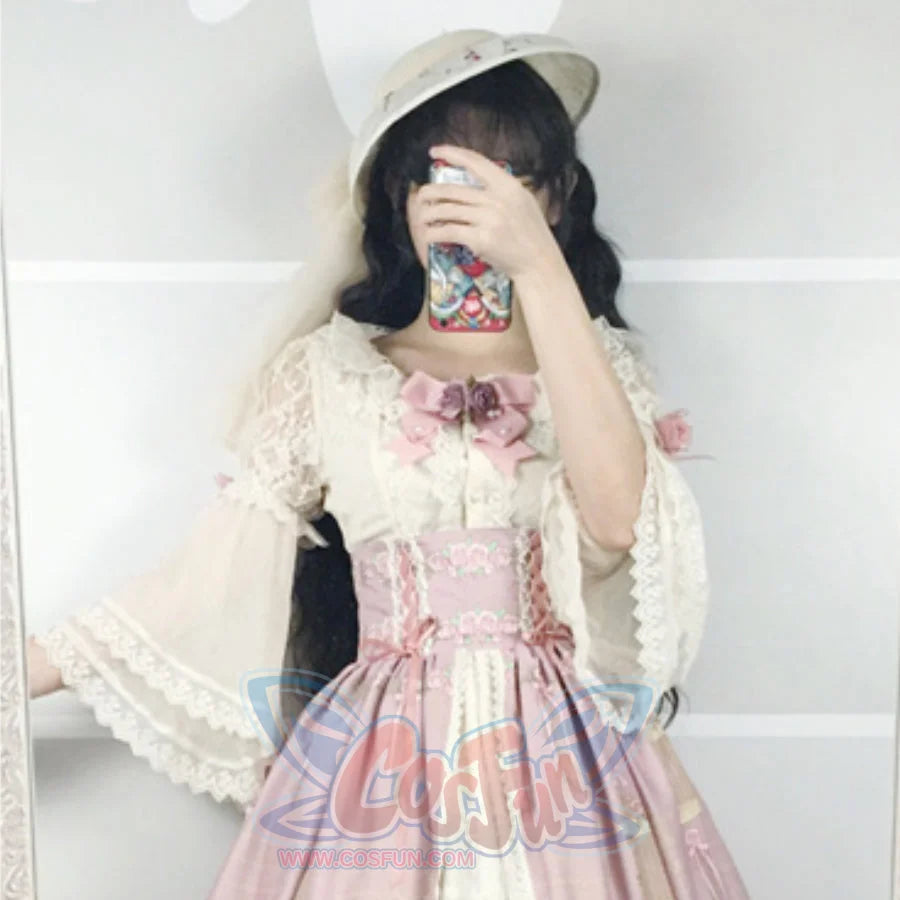 The Poem of Roses Elegant Lolita Short Sleeve Shirt - cosfun