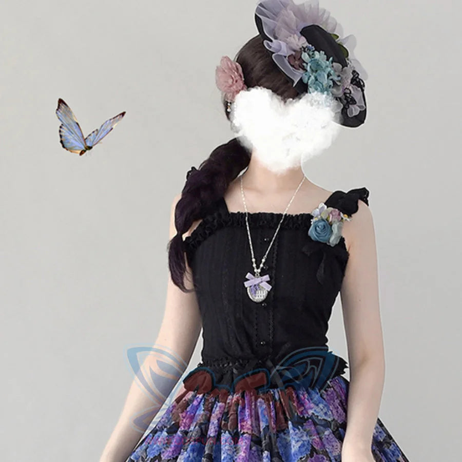 Elegant Daily Lolita Cotton Spaghetti Strap - cosfun