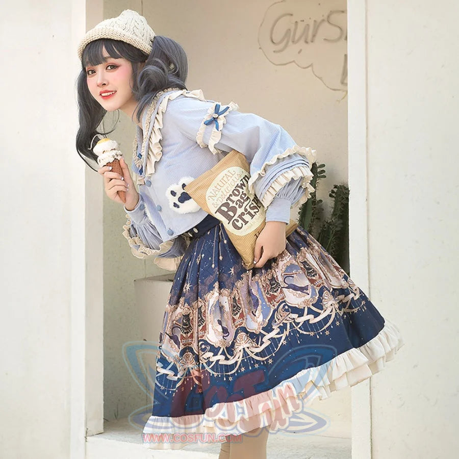 Vintage Elegant Lolita A-line Skirt Sets
