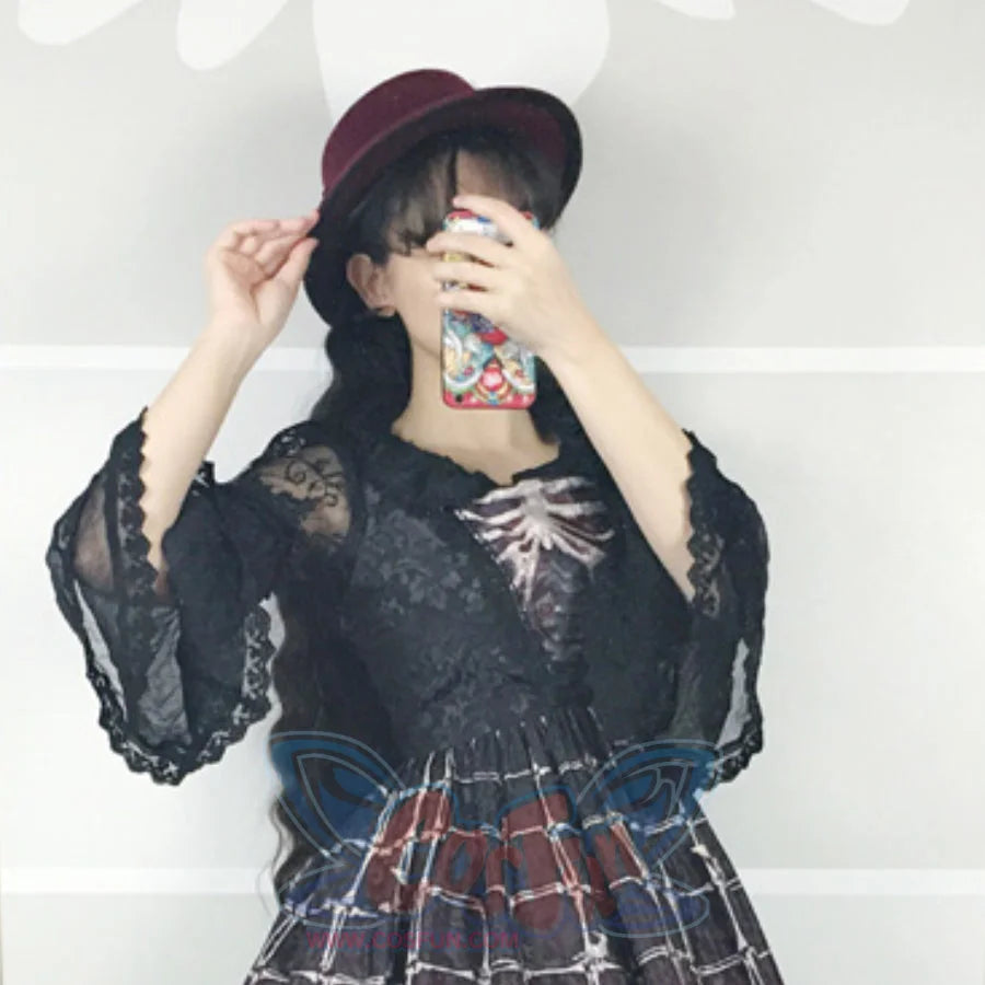The Poem of Roses Elegant Lolita Short Sleeve Shirt - cosfun