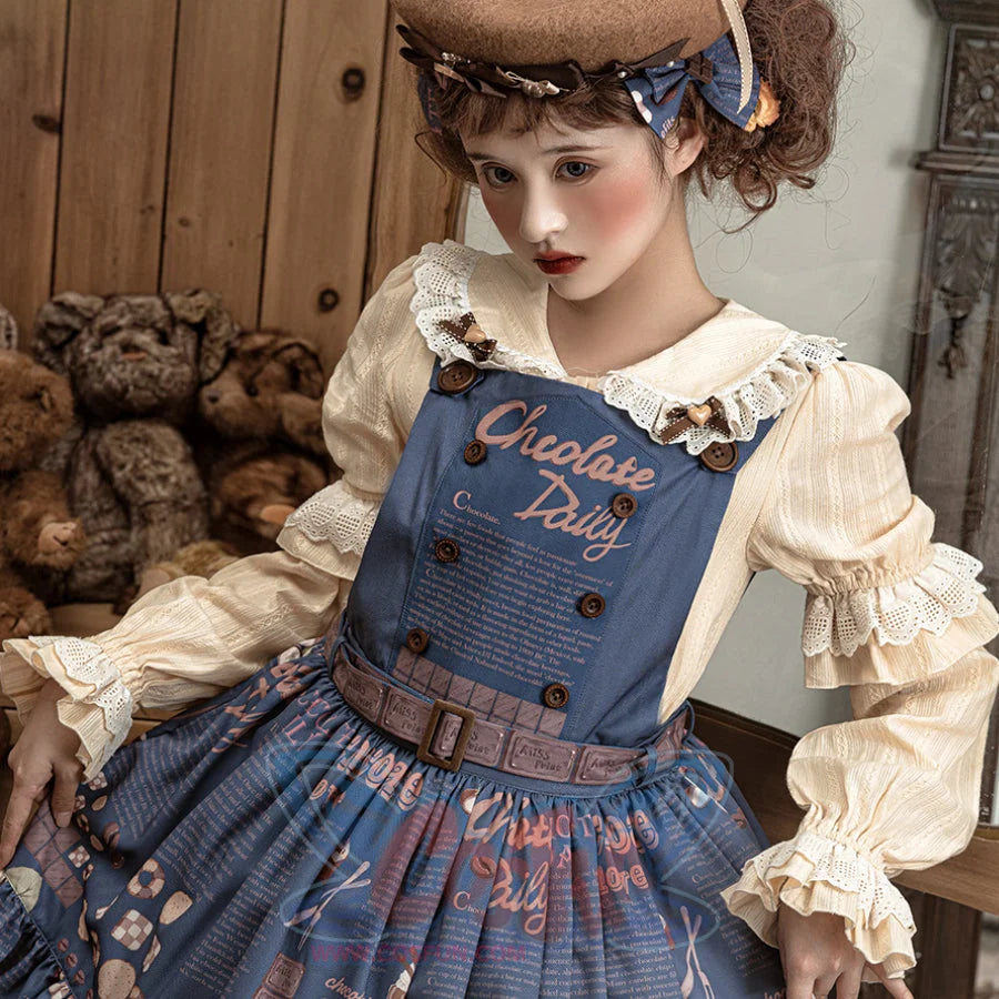 Chocolate Daily Sweet and Lovely Lolita Short Sleeve Shirt