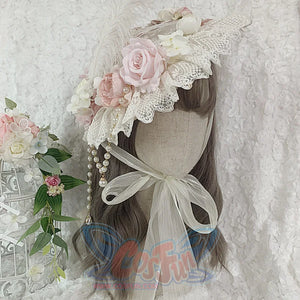 Gorgeous and Elegant Tea Party Lolita Flowers Hat - cosfun