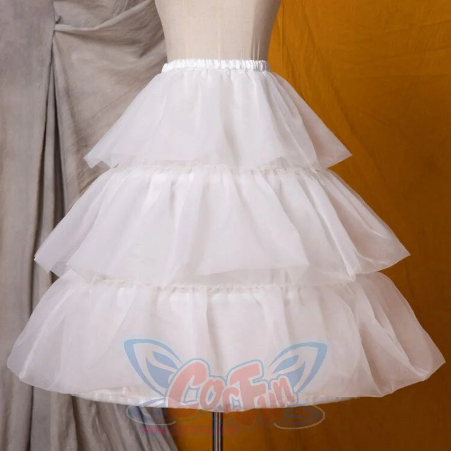 Autumn Winter Lovely Lolita Thicken Woolen Dress Sets Bustle / One Size