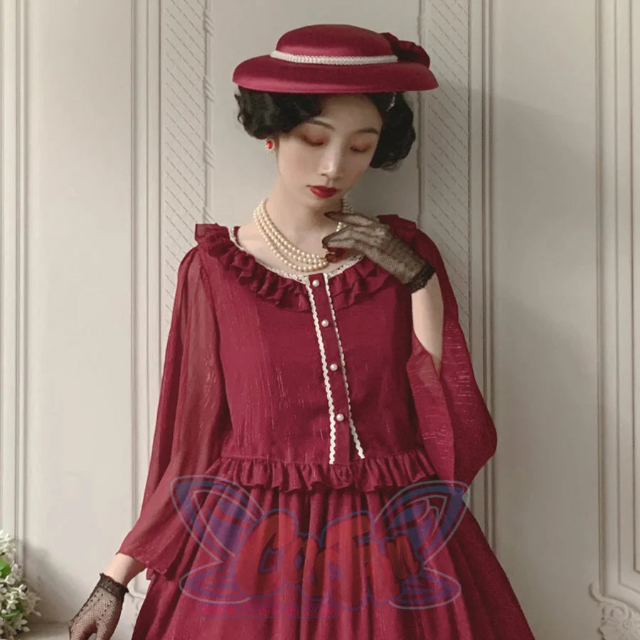 Elegant Lolita Lace Long Sleeve Sunscreen Shirt - cosfun