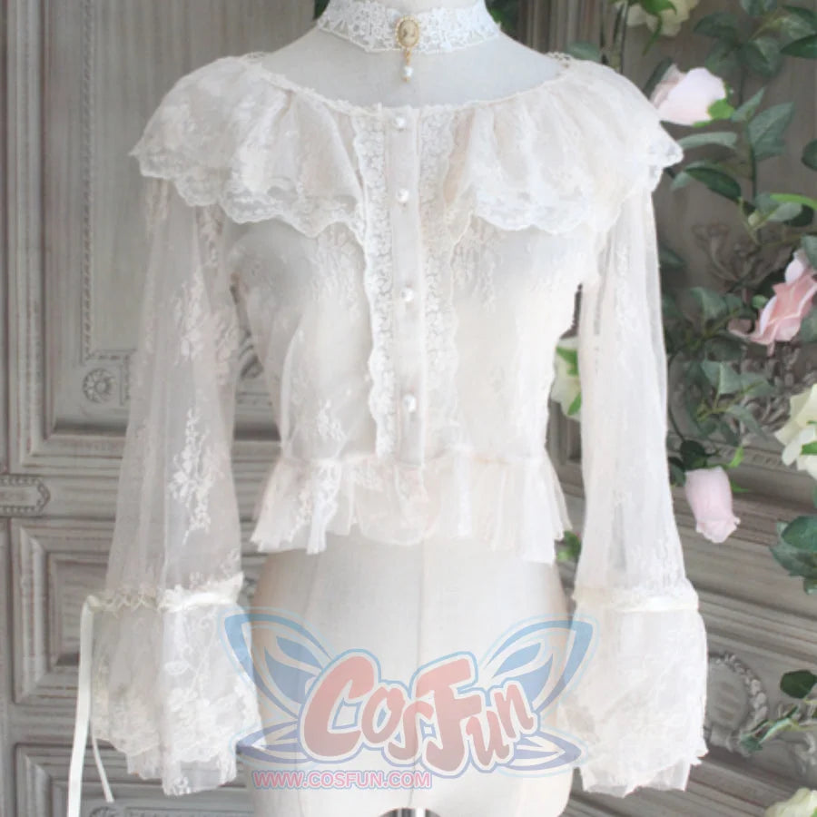 The Poem of Roses Elegant Lolita Long Sleeve Shirt