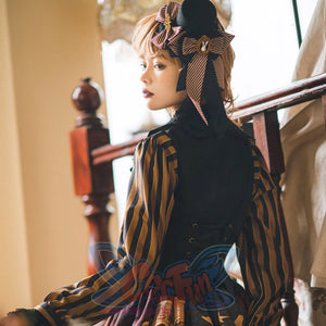 Vintage Slim Lolita Double-breasted Vest - cosfun