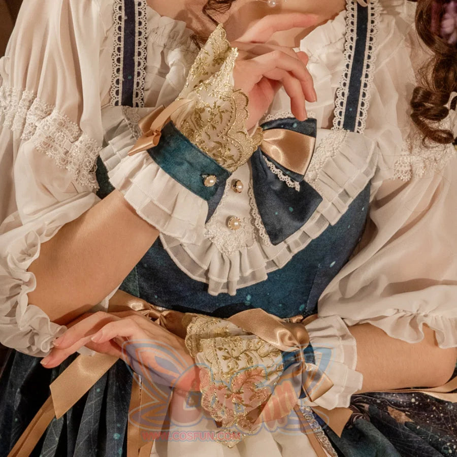 Royal Vintage and Elegant Lolita Long Jumper Skirt