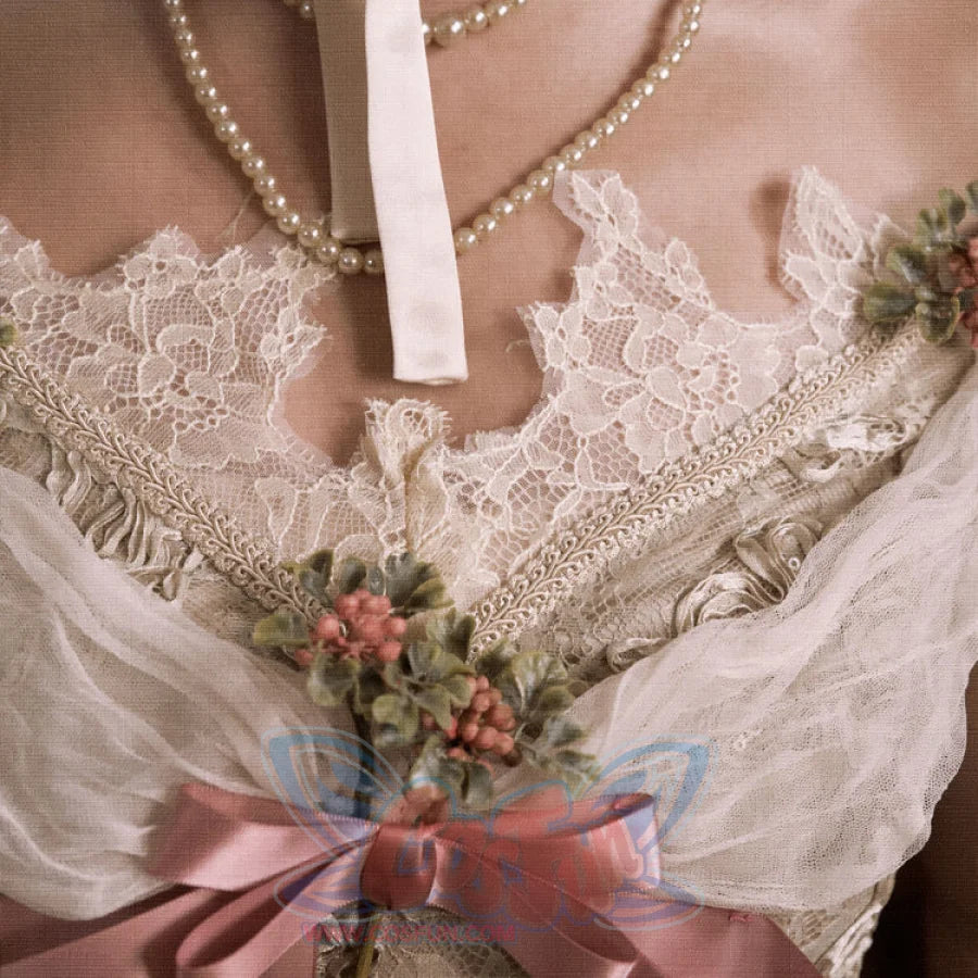 Rococo Duchess Vintage Elegant Off-Shoulder Puff Sleeve Mesh Top