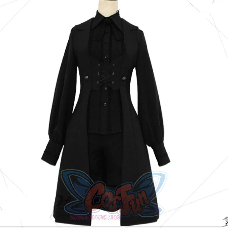 PRE-SALE Medieval Retro Dark Handsome Lolita Long Vest - cosfun