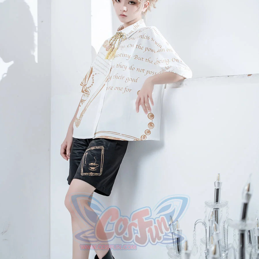 Summer Little Prince Loose Printed Lolita Short Sleeve Shirt