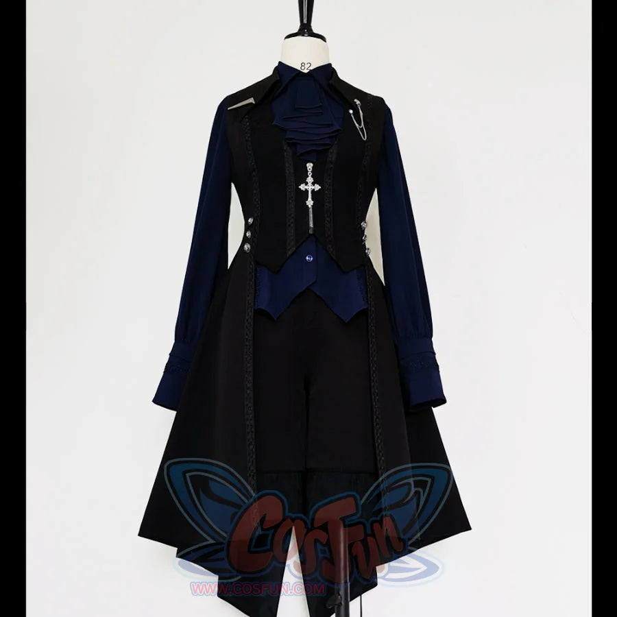 PRE-SALE Medieval Vintage Little Prince Lolita Dovetail Long Vest S / Woman