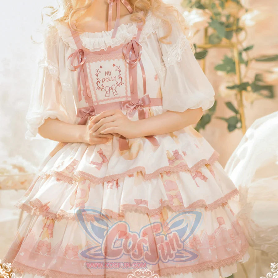 Summer Lovely Lolita High Waist Jumper Skirt