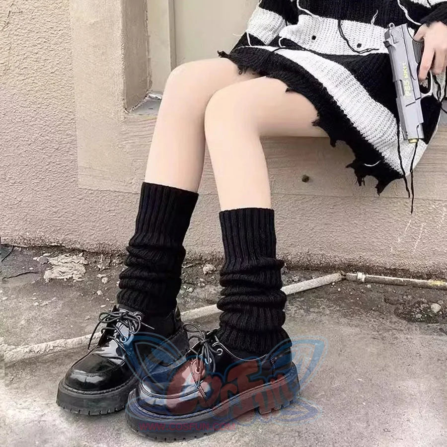 Y2K Japanese Harajuku Leg Warmers Winter Socks