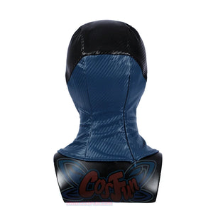Bullseye Lester cosplay costume head cover uses dual-tone textured faux leather and stitched back seams.