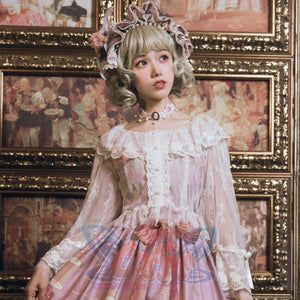 The Poem of Roses Elegant Lolita Long Sleeve Shirt S