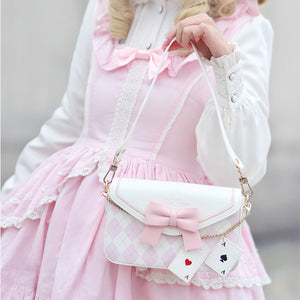 Sweet and Lovely Bowknot Square Crossbody Bag