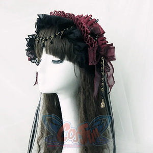 Original Lovely Pearl Lolita Lace Hairband - cosfun