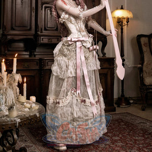 Rococo Duchess Fishbone Corset Rococo Waist Cincher Top