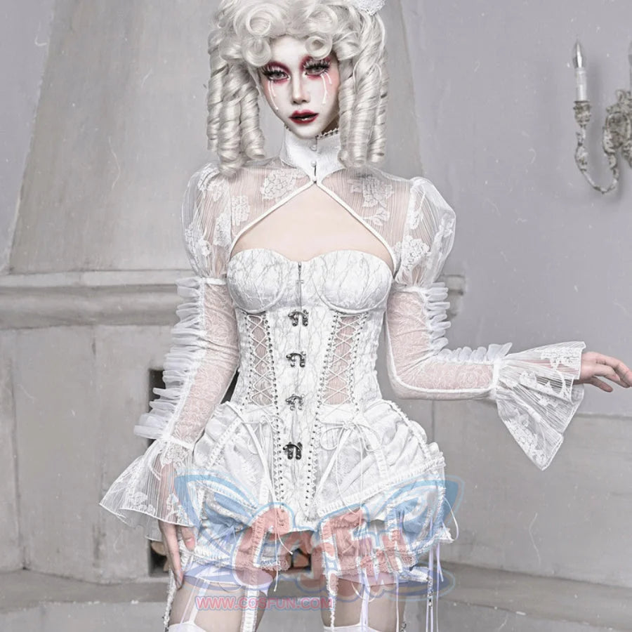Alice White Gothic Lace-Up Birdcage Corset S22873