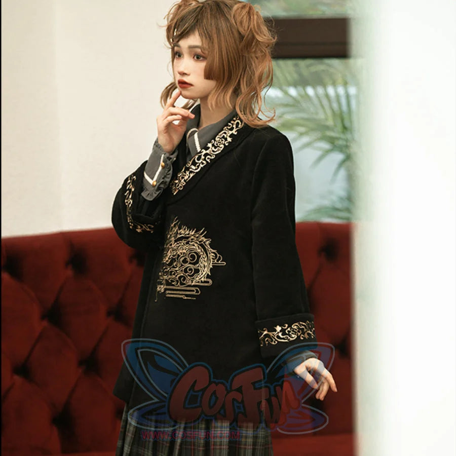Chinese Style Spring Autumn Woolen Coat - cosfun