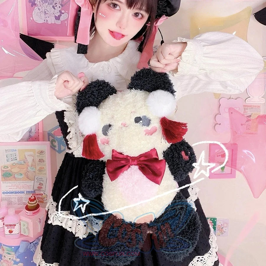 Chinese Lovely Lolita Panda Crossbody Bag Panda Doll Bag