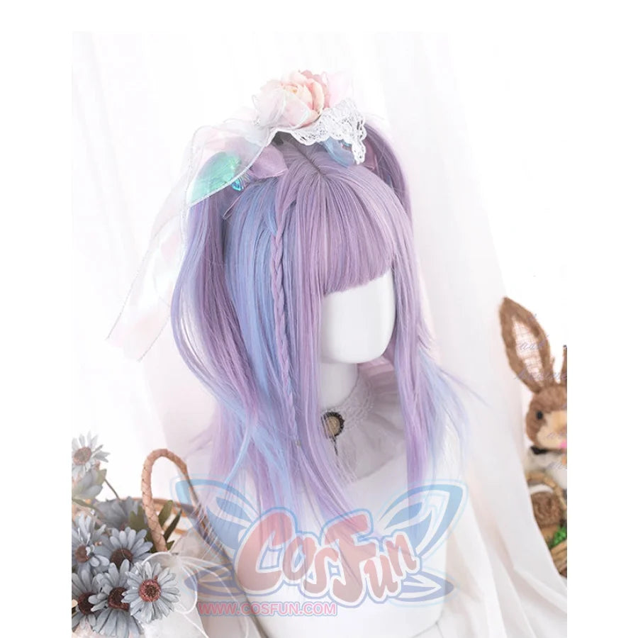 Harajuku Highlights Long Hair Lolita Wig Purple