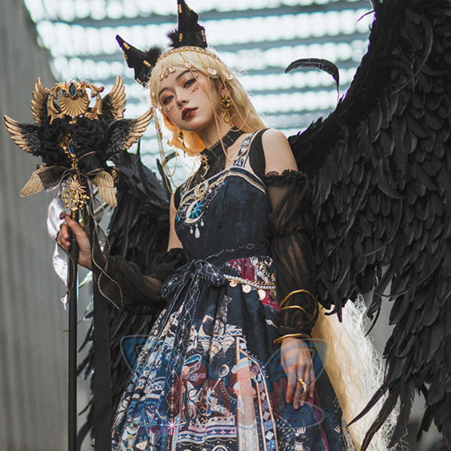 Egypt Style Lolita Thin Neck Shirt - cosfun