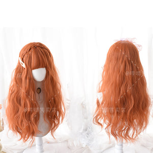 Soft Girl Harajuku Style Long Brunches Curly Wig