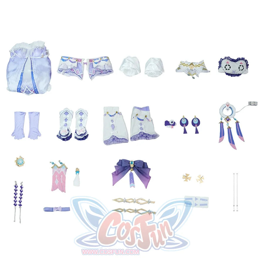 Genshin Impact Citlali Whispers of Stars and Smoke cosplay costume presents the complete array of outfit parts and gear.