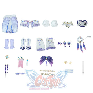 Genshin Impact Citlali Whispers of Stars and Smoke cosplay costume presents the complete array of outfit parts and gear.