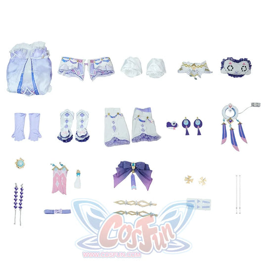 Genshin Impact Citlali Whispers of Stars and Smoke cosplay costume presents the complete array of outfit parts and gear.