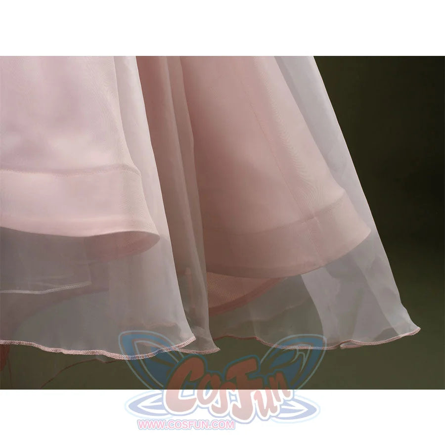 Close up Glinda cosplay costume skirt part