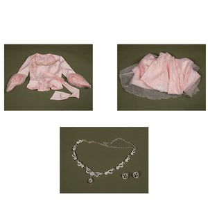 Glinda cosplay costume set includes