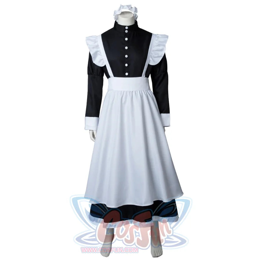 Coffee Big Man Maid Cute Gay Lolita Cross-Dressing Cosplay Costume J40775 Costumes