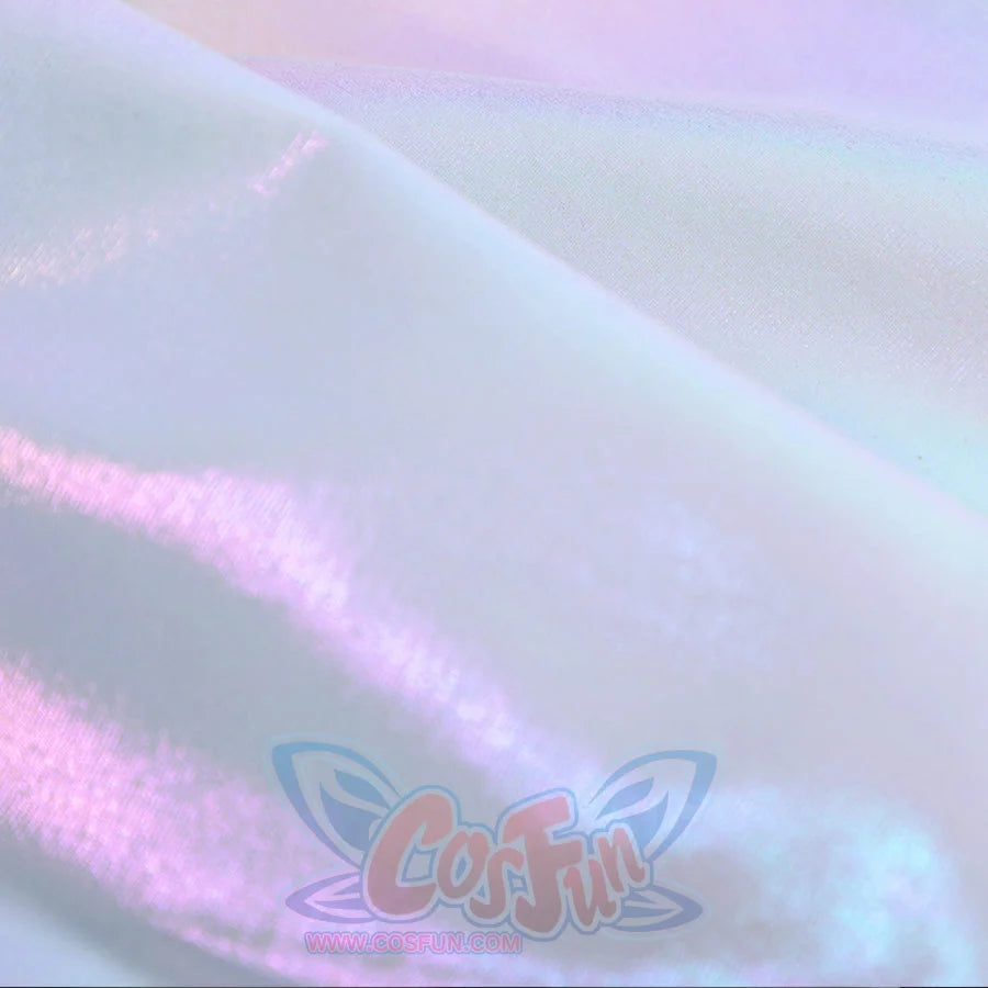 KPop Demon Hunters HUNTR/X Rumi Cosplay Costume What It Sounds Like White Stage Outfit N09540 Costumes