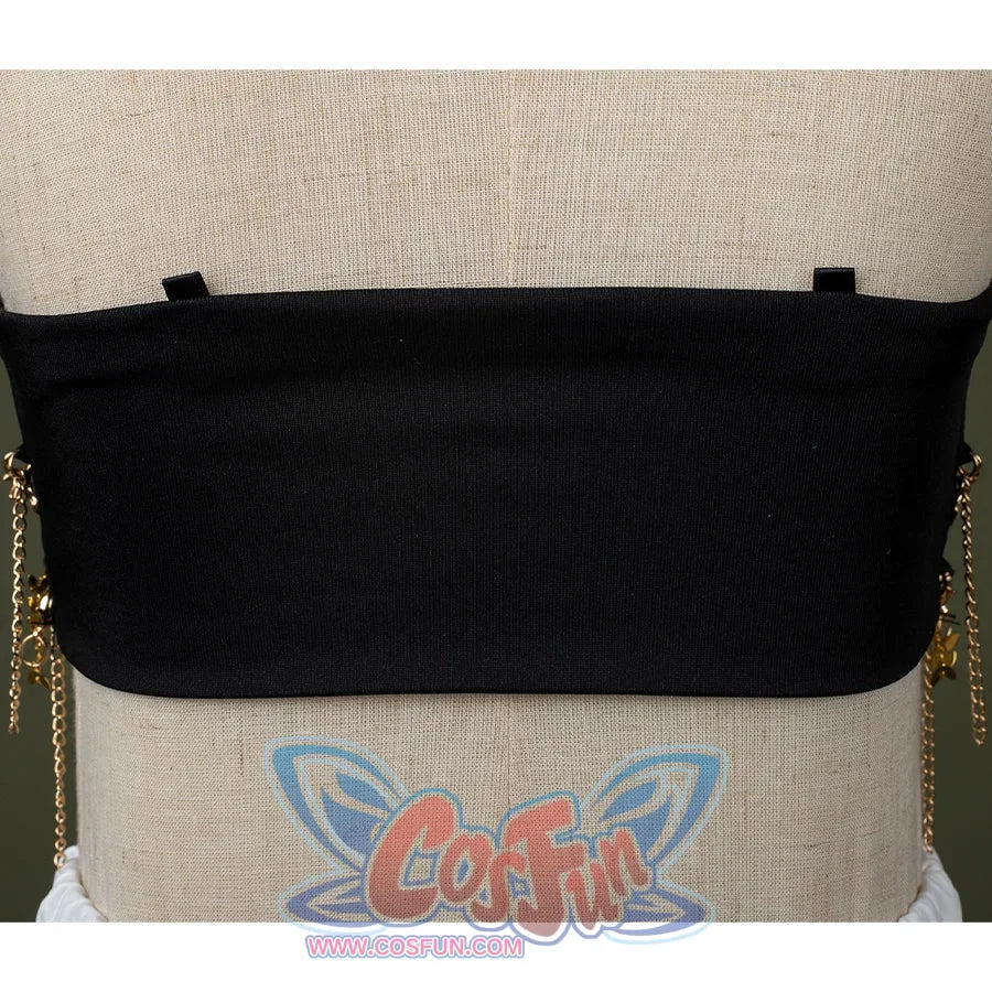 HUNTR/X Kid Mira cosplay costume black top, there are two loops on the back for attaching shoulder straps